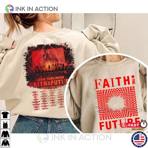 Faith In The Future World Tour 2023, Tomlinson New Album 2023 T-shirt