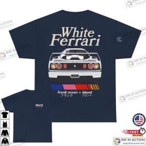Frank Ocean BLOND WHITE FERRARI T Shirt 1