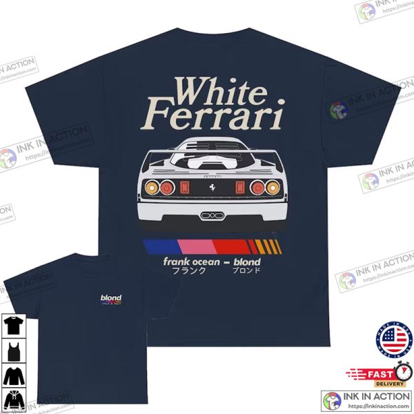 Frank Ocean Blond White Ferrari T-Shirt