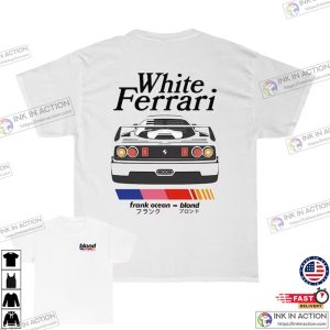 Frank Ocean BLOND WHITE FERRARI T Shirt 2