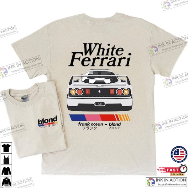 Frank Ocean Blond White Ferrari T-Shirt