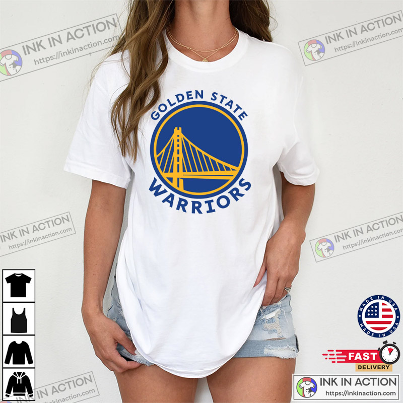 undulate Helligdom Rejse Golden State Warriors Shirt, NBA Basketball T-Shirt - Ink In Action
