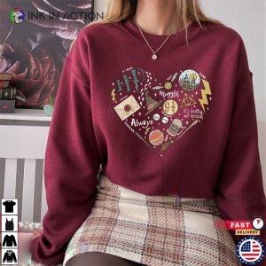 Harry Potter Witch Heart Shirt Wizard Shirt 1