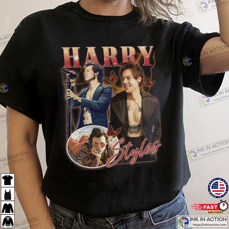 Harry Styles Vintage 90s T-shirt - Ink In Action