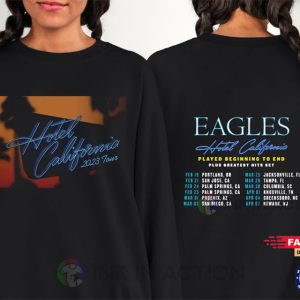 Hotel California Tour 2023 Shirt Eagles Concert 3