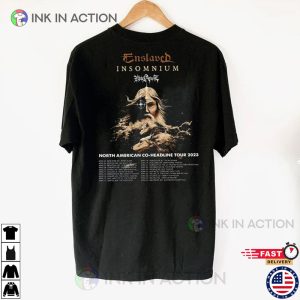 Insomnium Enslaved North American Co Headline Tour 2023 T Shirt 1