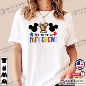 Its Ok To Be Different Disney Autism Awareness Shirt 3 1