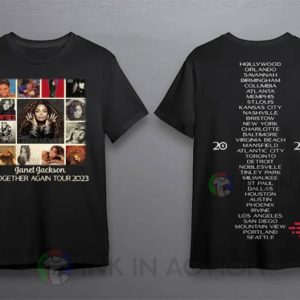 Janet Jackson Together Again Tour 2023 T shirt