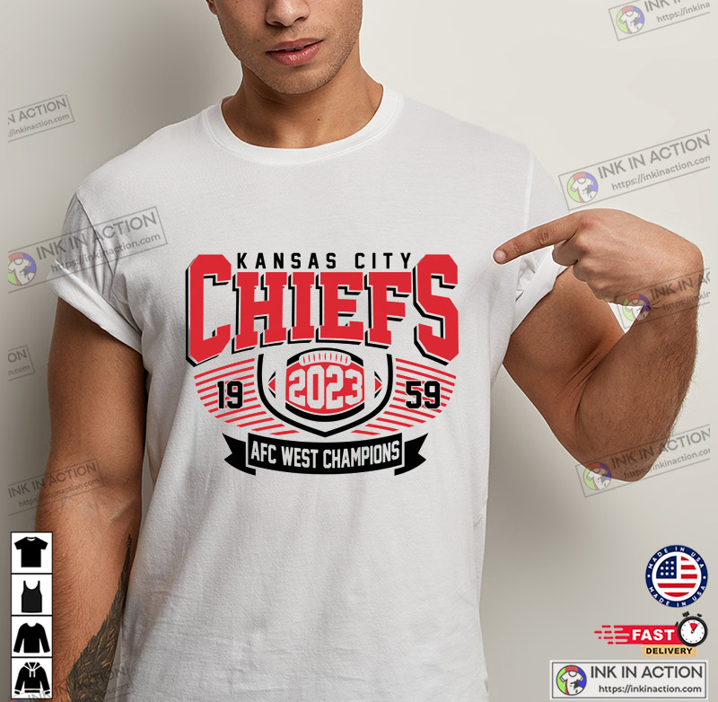 Kansas City Chiefs Super Bowl LVII 2023 Team Logo Lockup T-Shirt