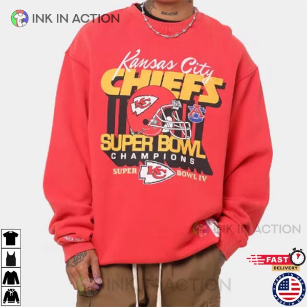 Kansas City Chiefs Super Bowl Vintage 90s Classic Graphic T-Shirt
