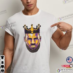 LeBron James King Of Basketball NBA T Shirt 3