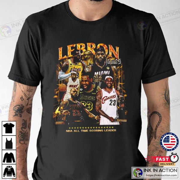 LeBron James Vintage 90s T-shirt