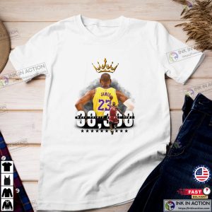 Lebron James All Time Points Leader T shirt 2