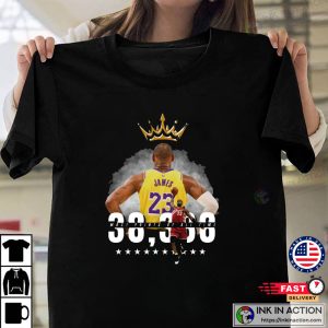 Lebron James All Time Points Leader T shirt 3