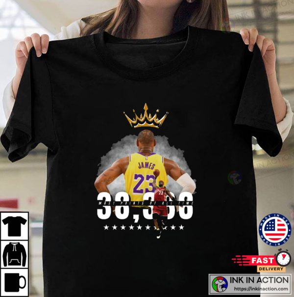 Lebron James All-Time Points Leader T-shirt
