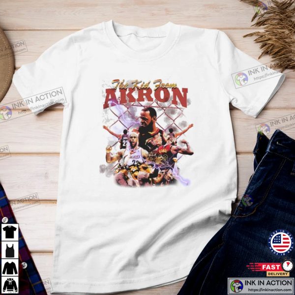 Lebron James T-shirt, Cleveland Cavaliers Young Lebron T-shirt