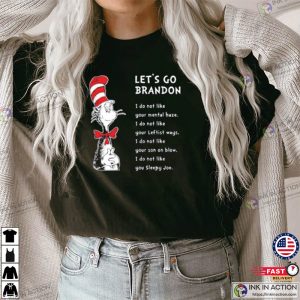 Let’s Go Brandon Cat In The Hat Dr. Seuss T-Shirt