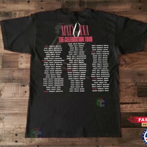 Madonna Four Decades The Celebration World Tour 2023 T Shirt 4