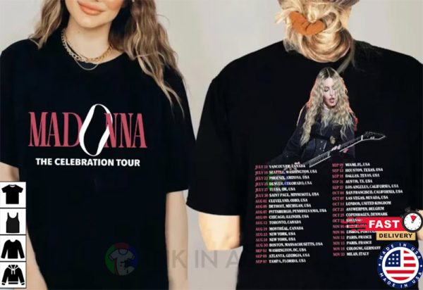 Madonna The Celebration Tour 2023 Shirt, Queen of Pop T-shirt