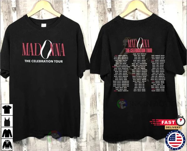 Madonna The Celebration Tour 2023 T-shirt