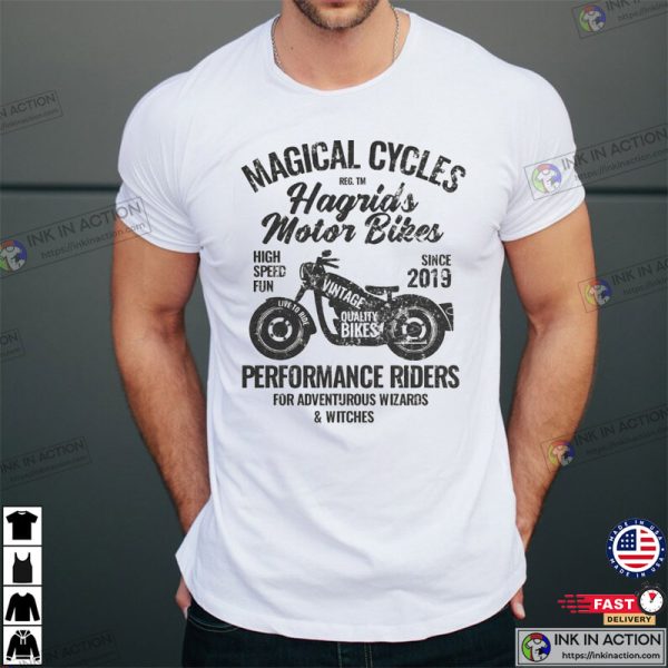 Magical Motorbikes Shirt, Harry Potter Shirt, Wizard School