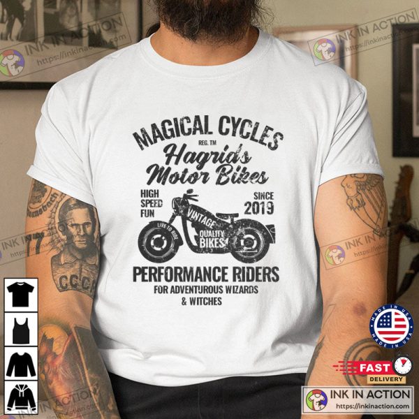 Magical Motorbikes Shirt, Harry Potter Shirt, Wizard School