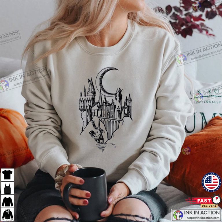 Magical Wizard Castle Shirt, Vacation Shirt - Print your thoughts. Tell ...