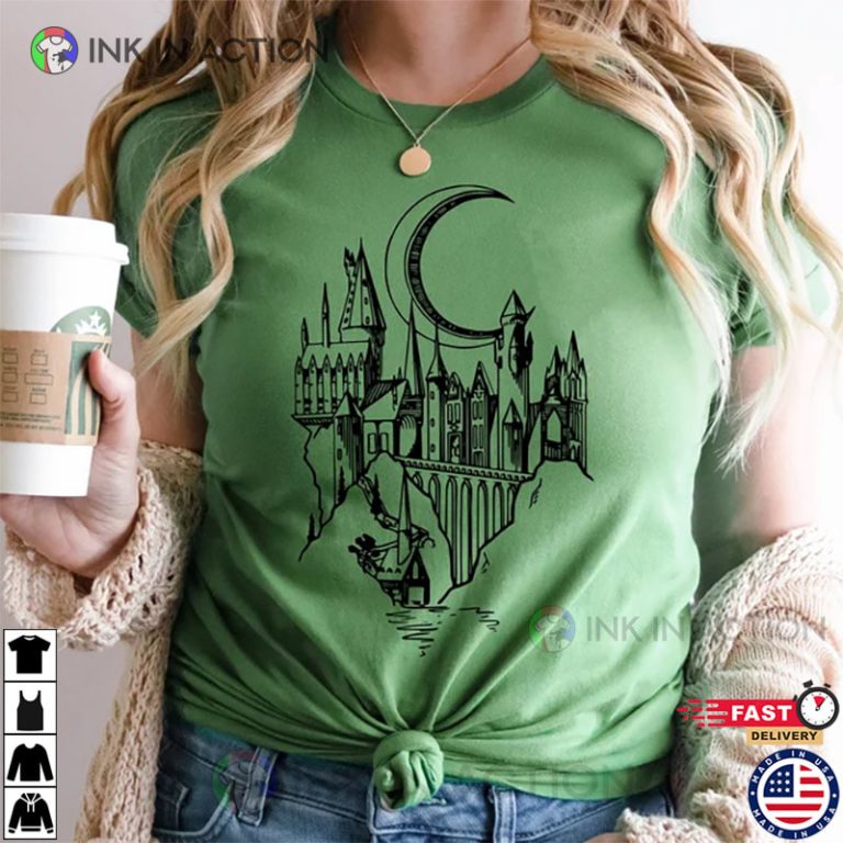 Magical Wizard Castle Shirt, Vacation Shirt - Print your thoughts. Tell ...