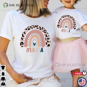 Mama And Mini Matching Rainbow T-shirt