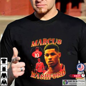 Marcus Rashford Manchester United Number 10 Graphic Tee 2