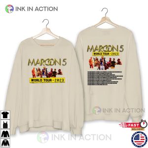 Maroon 5 World Tour 2023 T shirt 3