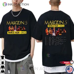 Maroon 5 World Tour 2023 T-shirt