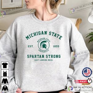 Michigan Old School Style Shirt Spartan Strong Shirt 2