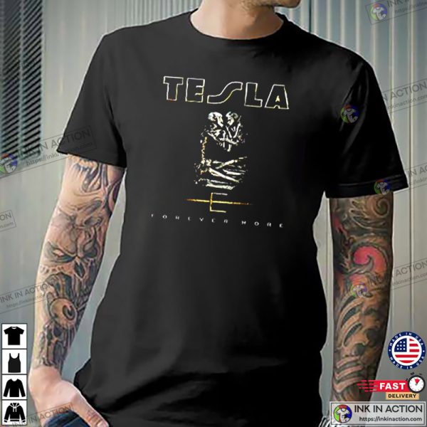 Modern Day Cowboy Tesla Band Unisex T-Shirt