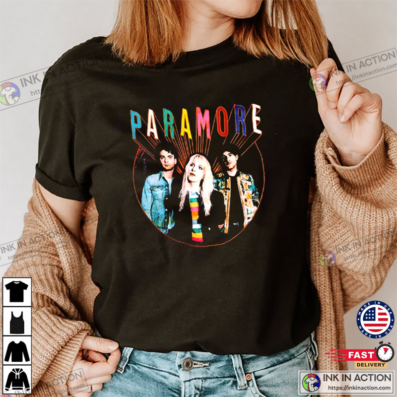 Paramore 2023 Tour Dates T-Shirt - Print your thoughts. Tell your stories.