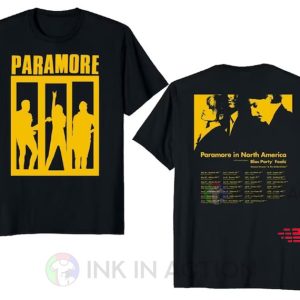 Paramore In North America T-shirt, Paramore Concert Shirt