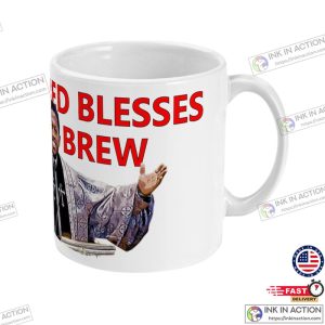 Pastor Fred Blesses This Brew Red Devils Funny Cup 2