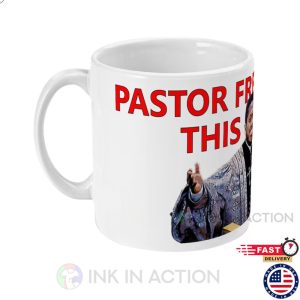 Pastor Fred Blesses This Brew Red Devils Funny Cup