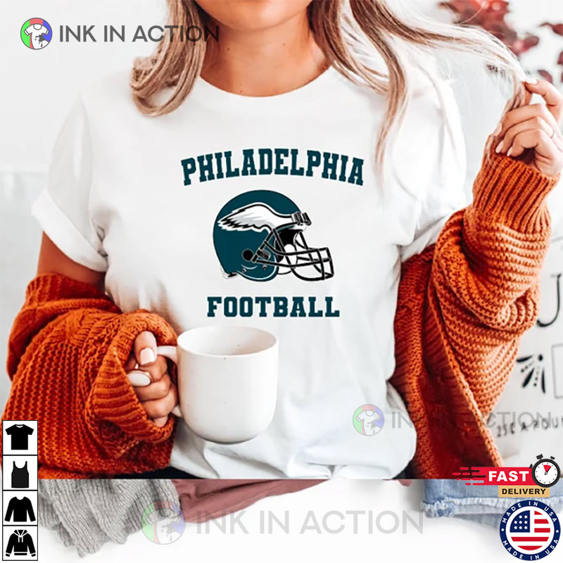 Philadelphia Football T-shirt, Philadelphia Eagles Shirt - Ink In Action