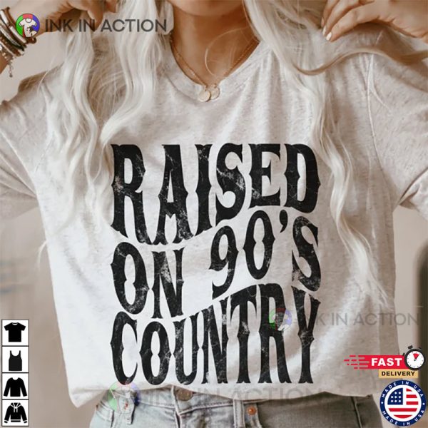 Raised on 90s Country Shirt, Vintage 90s Country T-shirt