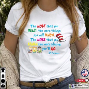 Reading Day Shirt, Inspirational Quote Shirt, Teacher Shirt