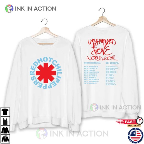 Red Hot Chili Peppers Unlimited Love World Tour 2023 Shirt