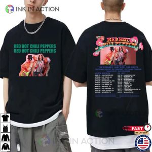 Red Hot Chili Peppers World Tour 2023 Shirt - Ink In Action