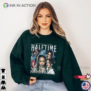 Rihanna Super Bowl T-Shirt Halftime Sweatshirt Concert Hoodie