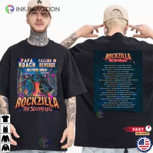 Rockzilla The Second Leg Tour 2023 T shirt 3