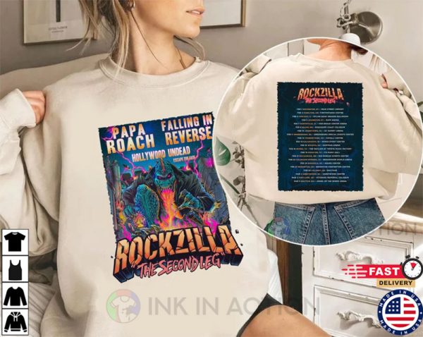 Rockzilla The Second Leg Tour 2023 T-shirt