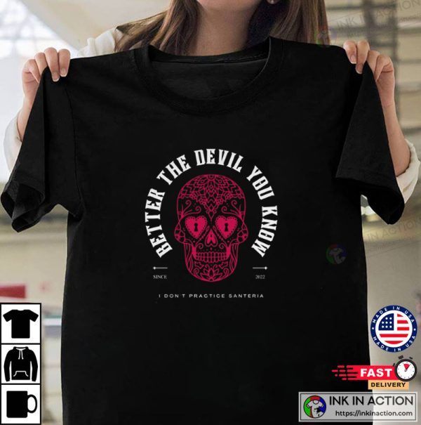 Santeria By Better The Devil You Know Tattoo Style T-Shirt