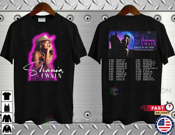 Shania Twain Queen Of Me Tour 2023 T-Shirt