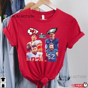 Super Bowl Shirt Chiefs VS Eagles T-shirt