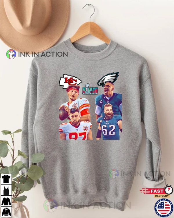 Super Bowl Shirt Chiefs VS Eagles T-shirt